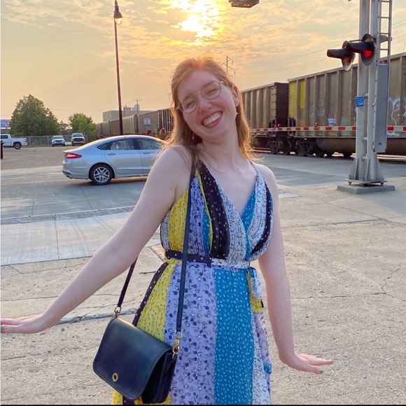 Flowy Patterned Boho Dress! - Picture 3 of 3